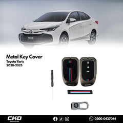 Metal Key Cover For Toyota Yaris 2020-2025