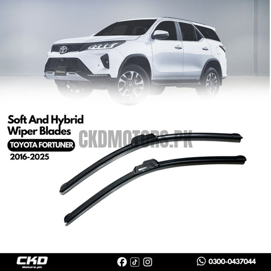 Soft And Hybrid Car Wiper Blades For Toyota Fortuner 2016-2025
