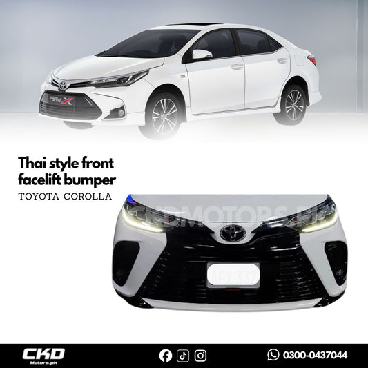 Toyota Yaris 2020-2024 Thai style front facelift bumper
