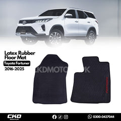 Latex Rubber Floor Mat For Toyota Fortuner 2016-2025