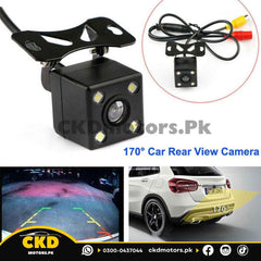 Car 4 LEDs Reverse Camera With Night Vision