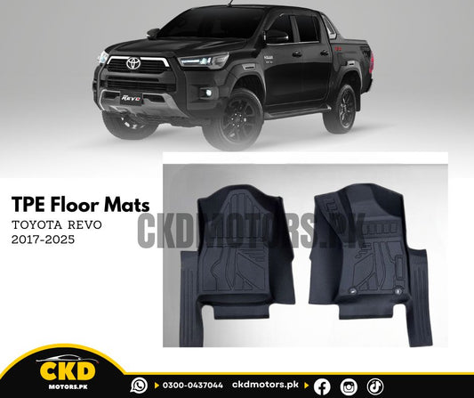 TPE Floor Mats For Toyota Hilux Revo 2017-2025