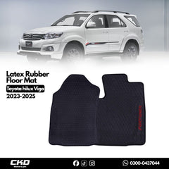 Latex Rubber Floor Mat For Toyota Fortuner 2012-2015