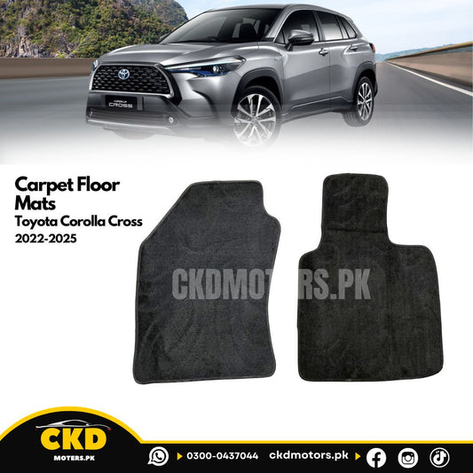 Carpet Floor Mats for Toyota Cross 2022-2025