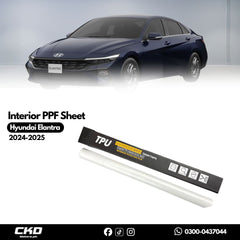 Interior PPF Sheet For Hyundai Elantra 2024-2025