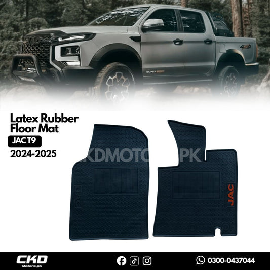 Latex Rubber Floor Mat For JAC T9 2024-2025