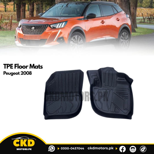TPE Floor Mats For Peugeot 2008