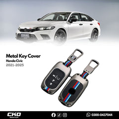 Metal Key Cover For Honda Civic 2021-2025