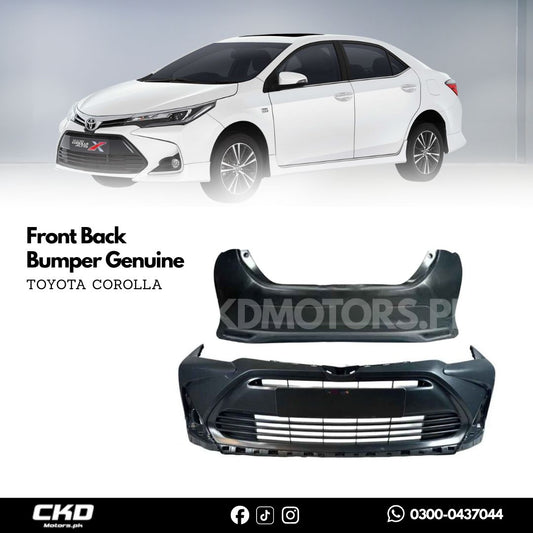 Toyota Corolla X Front Back Bumper Genuine | 2017-24