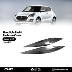 Headlight Eyelid Eyebrow Cover for 2022-2025 New Swift A2L Hatchback - Unpainted (2pcs/set)