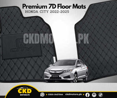 Premium 7D Floor Mats for Honda city 2021-2025