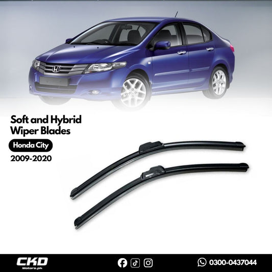 Soft and Hybird Car Wiper Blades For Honda City 2009-2020