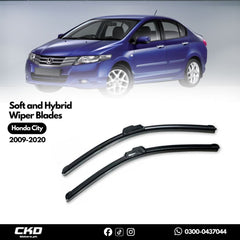 Soft and Hybird Car Wiper Blades For Honda City 2009-2020