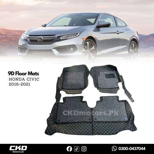 Honda Civic X 2016-2021 9D Floor Mats