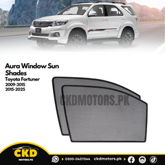 Aura Window Sun Shades for Toyota Fortuner 2012-2015