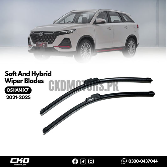 Soft and Hybrid Car Wiper Blades For Oshan X7 2021-2025