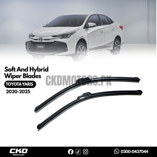 Soft and Hybrid Car Wiper Blades For Toyota Yaris 2020-2025