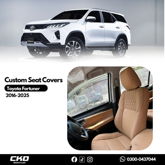 Custom Seat Cover For Toyota Fortuner 2016-2025