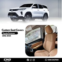 Custom Seat Cover For Toyota Fortuner 2016-2025