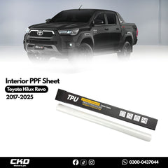 Interior PPF Sheet For Toyota Hilux Revo 2017-2025