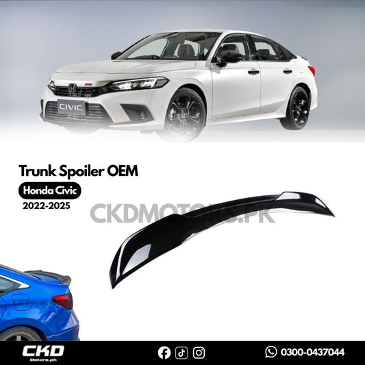Honda Civic 11 Gen RS Turbo Trunk Spoiler OEM | 2022-24