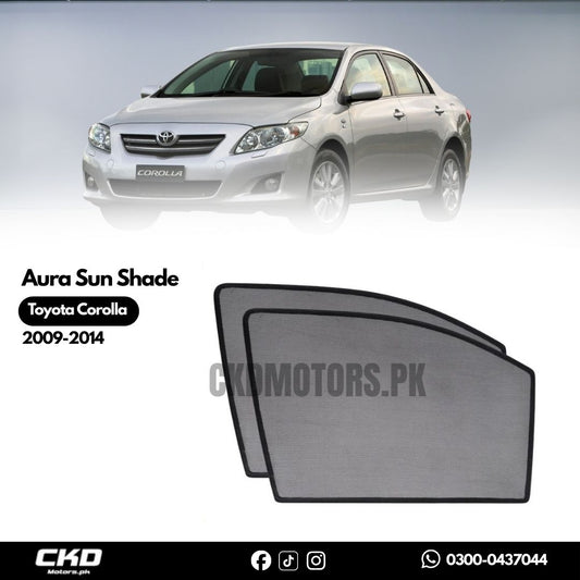 Aura Window Sun Shades For Toyota Corolla 2009-2014