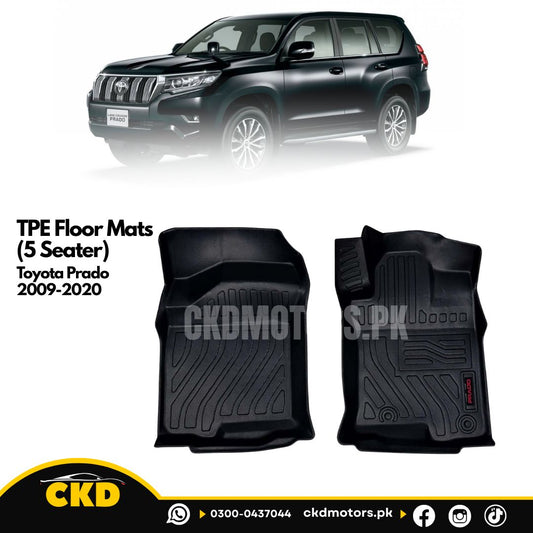 TPE Floor Mats (5-Seater) For Toyota Prado 2009-2020