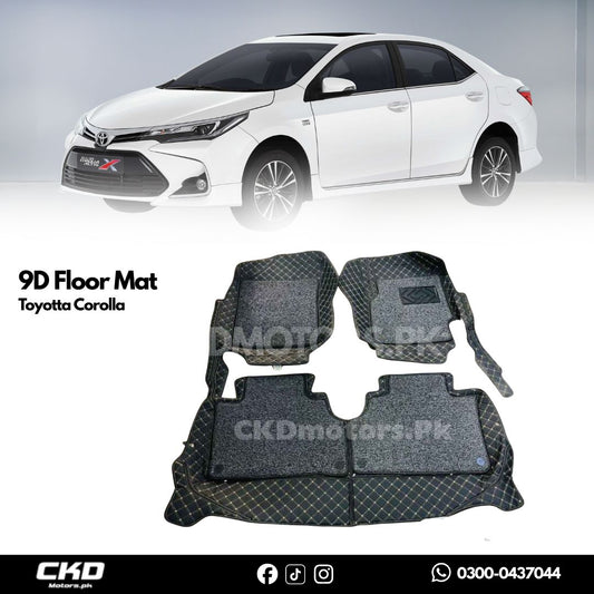 Toyota Corolla 2015-24 9D Floor Mats
