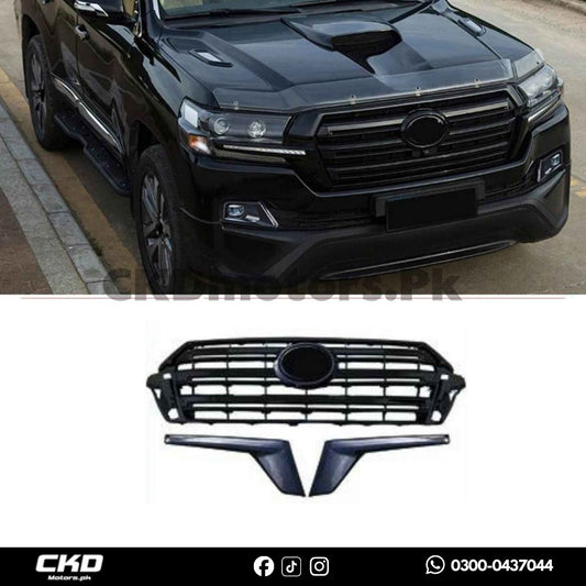 Toyota Landcruiser lc200 2016-2020 All Black Front Grill