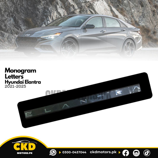 Chrome Bonnet Monogram For Hyundai Elantra 2024-2025