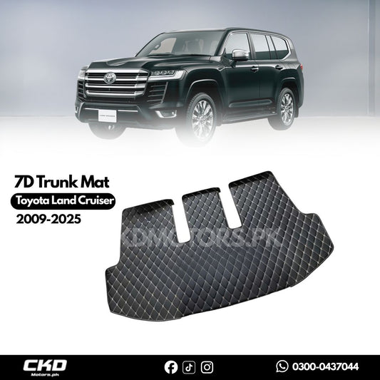 7D Trunk Mat For Toyota land Cruiser 2009-2025