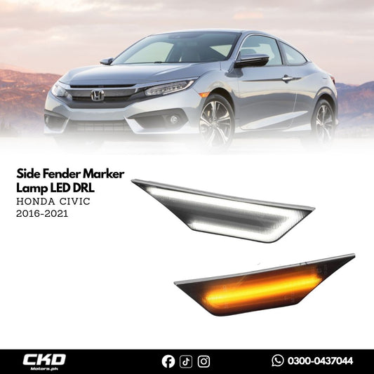 Honda Civic X Side Fender Marker Lamp LED DRL