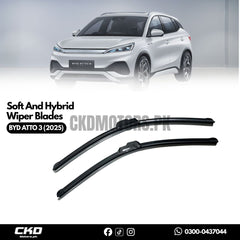 Soft And Hybrid Car Wiper Blades For BYD Atto 3 (2025)