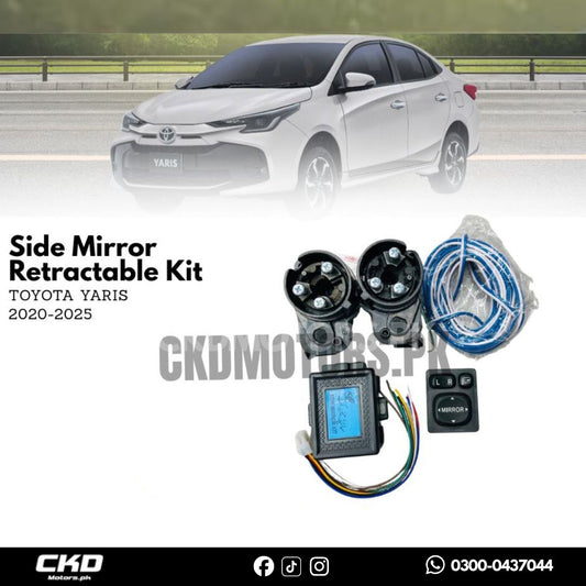 Side Mirror Retractable Kit For Toyota Yaris 2020–2025