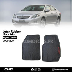 Latex Rubber Floor Mat For Toyota Corolla 2009-2014