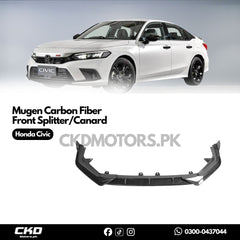 Honda Civic Xi 2022-24 11 gen Mugen Carbon Fiber Front Splitter/Canard