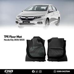 TPE Floor Mat For Honda City 2021-2025