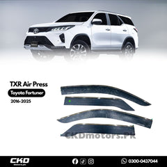Toyota Fortuner 2017-24 TXR Air Press | Premium Quality Air Visor