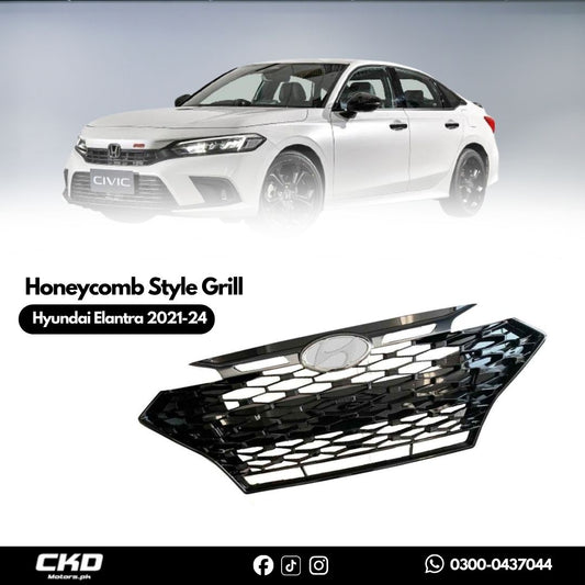Hyundai Elantra 2021-2024 Honeycomb Style Grill