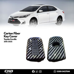 Carbon Fiber Key Cover for Toyota Corolla 2015-2025