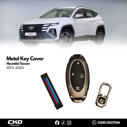 Metal Key Cover For Hyundai Tucson Hev 2025