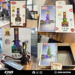 Bugatti LED HeadLight LX60 | H4, H11 , 9005, 9006 | 600W