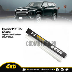 Interior PPF TPU Sheets For Toyota Land Cruiser 2009-2025