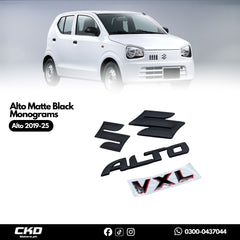 Suzuki Alto Matte Black Monograms
