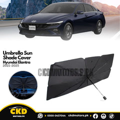 Car Umbrella Sun Shade Cover for Hyundai Elantra 2024-2025