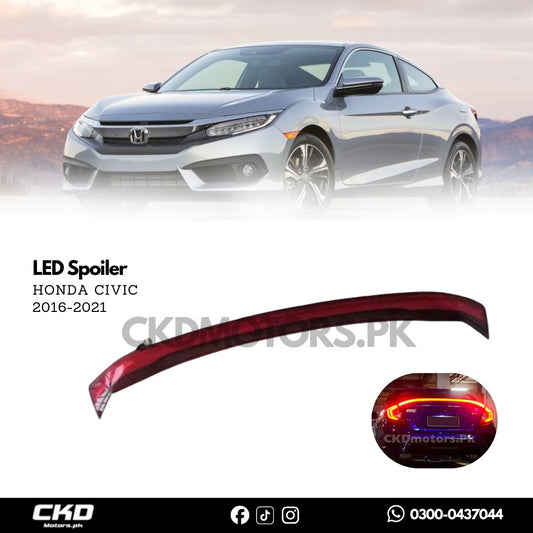Honda Civic X 2016-2021 LED Spoiler