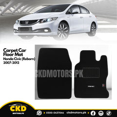Carpet Car Floor Mat For Honda Civic Reborn 2009–2012