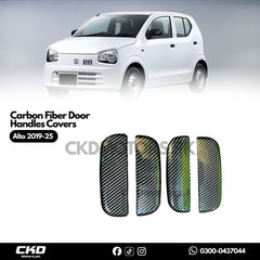 Suzuki Alto 2019-24 Carbon Fiber Door Handles Covers
