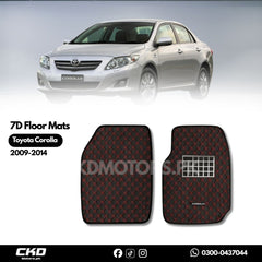 7D Luxury Floor Mats For Toyota Corolla 2009–2014