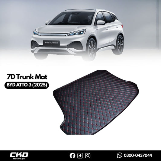 7D Trunk Mat For  BYD ATTO 3 (2025)